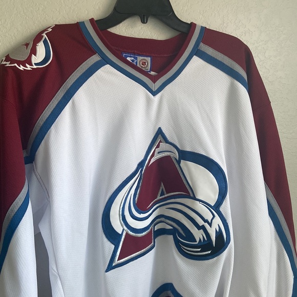COLORADO AVALANCHE VINTAGE WESTERN CONFERENCE JERSEY NHL Large - Picture 3 of 12
